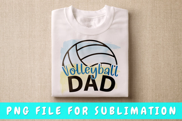 Volleyball Dad PNG, Volleyball Design For Sublimation Sublimation HappyDesignStudio 