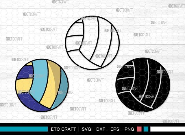 Volleyball Icons Color, Volleyball Svg, Ball Svg, Volleyballs, Volleyball Net, Volleyball Bundle, Icon Bundle, Svg Cut File, Dxf, Eps, Png, SVG ETC Craft 
