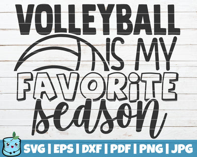 Volleyball Is My Favorite Season SVG MintyMarshmallows 