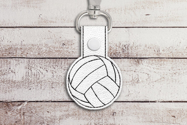 Volleyball ITH Key Fob Applique Embroidery Embroidery/Applique DESIGNS Designed by Geeks 