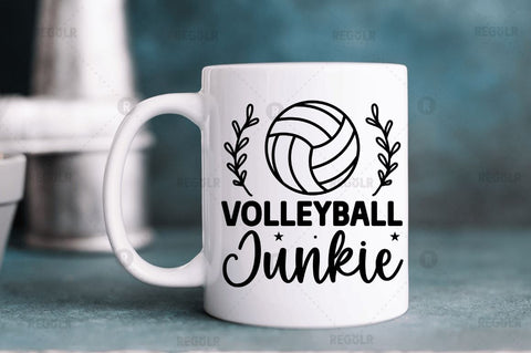 Volleyball junkie SVG SVG Regulrcrative 