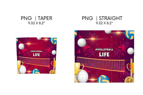 Volleyball Life Tumbler Sublimation Sublimation SvgOcean 