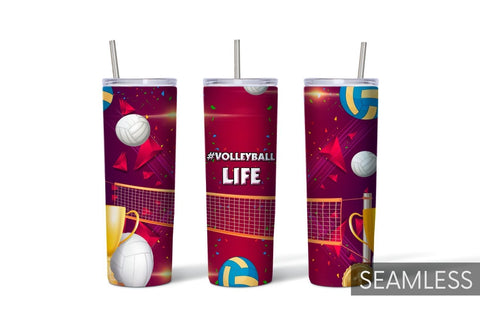 Volleyball Life Tumbler Sublimation Sublimation SvgOcean 