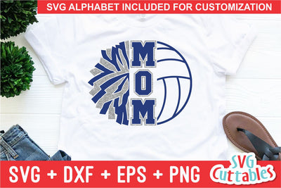 Volleyball Mom and Cheer Mom SVG Svg Cuttables 