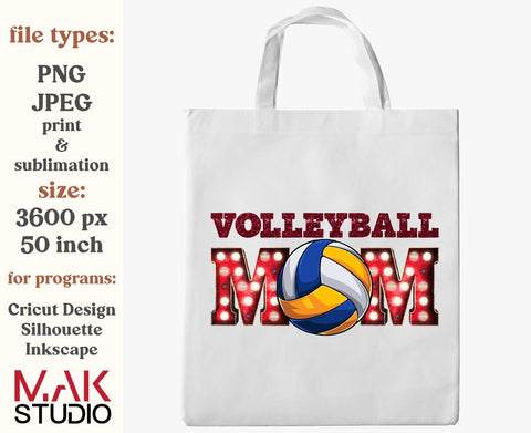 Volleyball mom png, Volleyball mom image, Glitter volleyball png, Volleyball mom sublimation, Transparent png, Clipart, Digital download Sublimation MAKStudion 