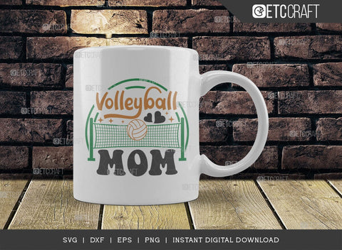 Volleyball Mom SVG Cut File, Volleyball Svg, volleyball shorts, girls volleyball Sports, Volleyball Quote, Volleyball t-Shirt, TG 00620 SVG ETC Craft 