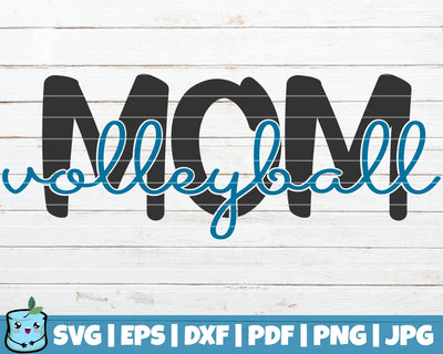 Volleyball Mom SVG MintyMarshmallows 