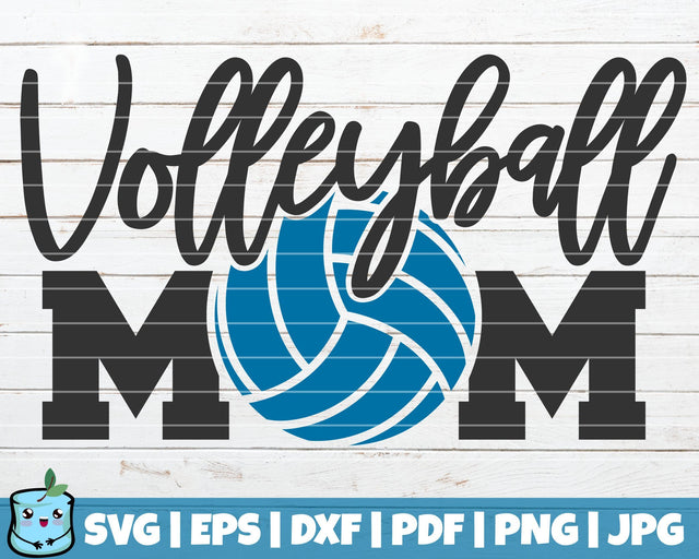 Volleyball Mom SVG MintyMarshmallows 