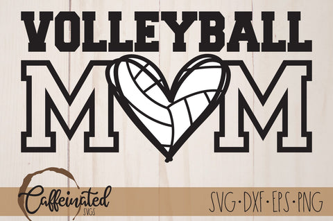 Volleyball Mom svg SVG Caffeinated SVGs 