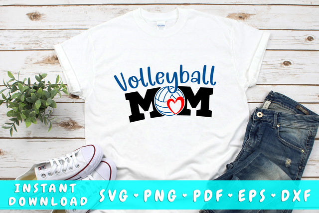 Volleyball Mom SVG SVG HappyDesignStudio 