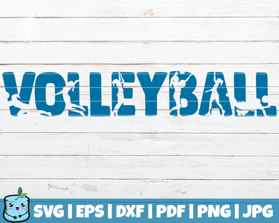 Volleyball SVG MintyMarshmallows 