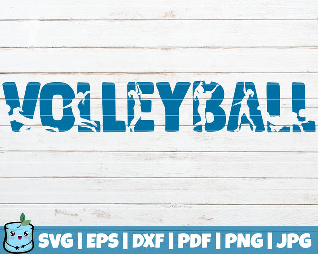 Volleyball SVG MintyMarshmallows 