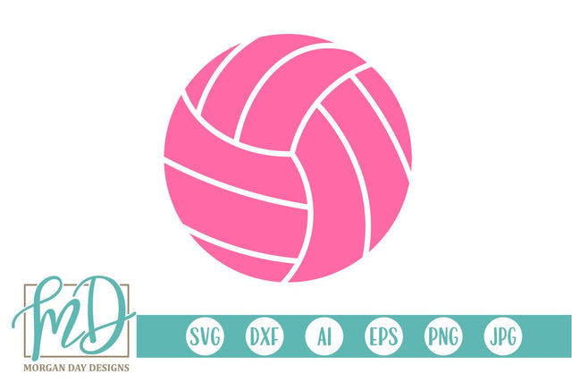 Volleyball SVG Morgan Day Designs 