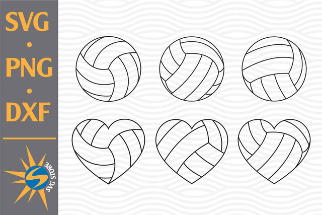 Volleyball SVG, PNG, DXF Digital Files Include SVG SVGStoreShop 