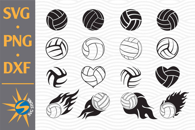 Volleyball SVG, PNG, DXF Digital Files Include SVG SVGStoreShop 