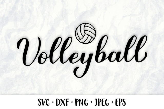 Volleyball SVG. Sports typography design. Activity game SVG LaBelezoka 