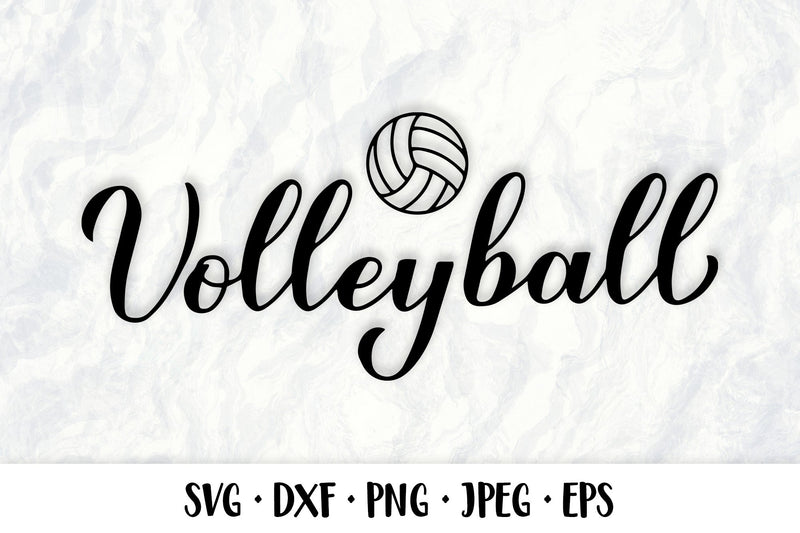 Volleyball SVG. Sports typography design. Activity game SVG LaBelezoka 