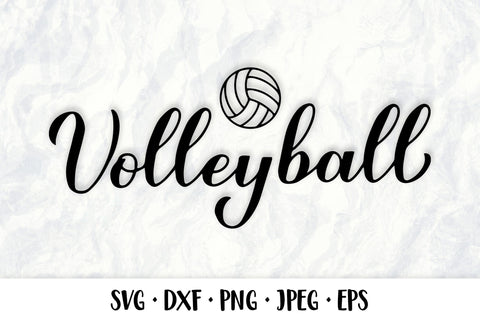 Volleyball SVG. Sports typography design. Activity game SVG LaBelezoka 