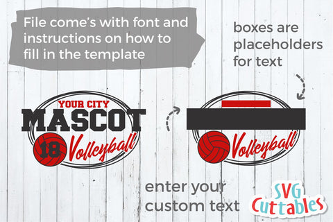 Volleyball svg - Volleyball Cut File - Template 0040 - svg - eps - dxf - Volleyball Team - Silhouette - Cricut cut file, Digital download SVG Svg Cuttables 