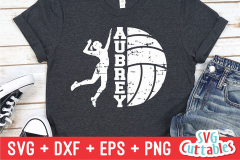 Volleyball svg - Volleyball Cut File - Template 0041 - svg - eps - dxf - Volleyball Team - Silhouette - Cricut cut file, Digital download SVG Svg Cuttables 