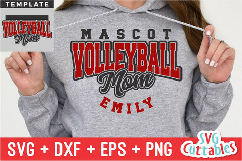 Volleyball svg - Volleyball Cut File - Template 0058 - svg - eps - dxf - Volleyball Team - Silhouette - Cricut cut file, Digital download SVG Svg Cuttables 