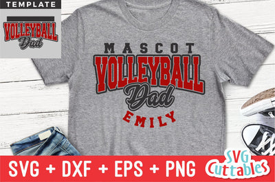 Volleyball svg - Volleyball Cut File - Template 0059 - svg - eps - dxf - Volleyball Team - Silhouette - Cricut cut file, Digital download SVG Svg Cuttables 