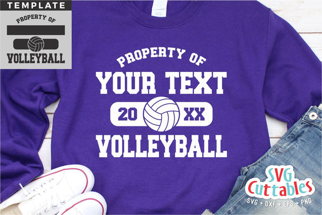 Volleyball svg - Volleyball Cut File - Template 0060 - svg - eps - dxf - Volleyball Team - Silhouette - Cricut cut file, Digital download SVG Svg Cuttables 