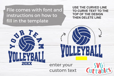 Volleyball svg - Volleyball Cut File - Template 0064 - svg - eps - dxf - Volleyball Team - Silhouette - Cricut cut file, Digital download SVG Svg Cuttables 