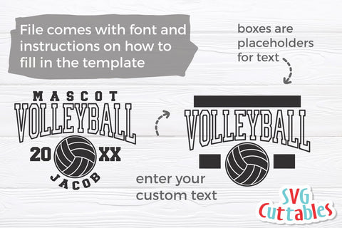 Volleyball SVG | Volleyball Template 0049 | Volleyball Shirt SVG Svg Cuttables 