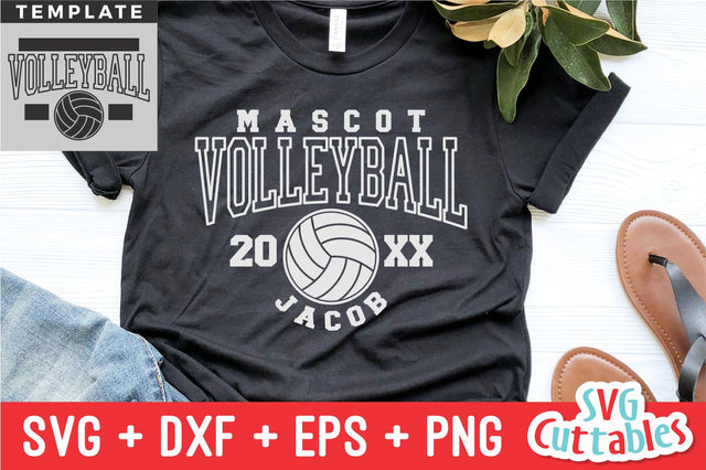 Volleyball SVG | Volleyball Template 0049 | Volleyball Shirt SVG Svg Cuttables 