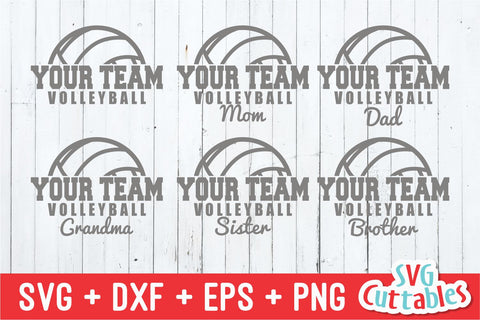 Volleyball Team Family SVG Svg Cuttables 