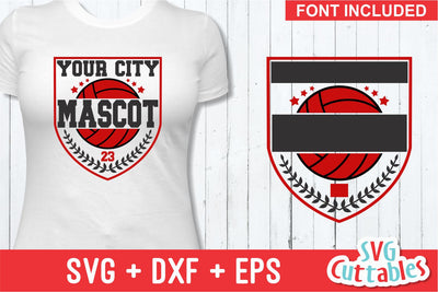 Volleyball Template 0016 SVG Svg Cuttables 