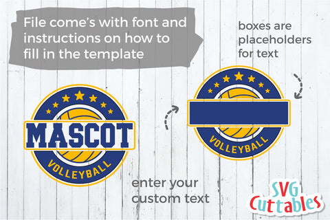 Volleyball Template 0019 SVG Svg Cuttables 