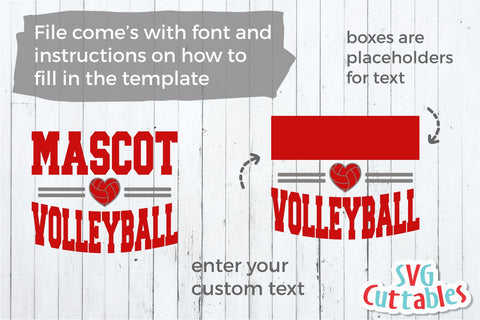 Volleyball Template 0020 SVG Svg Cuttables 