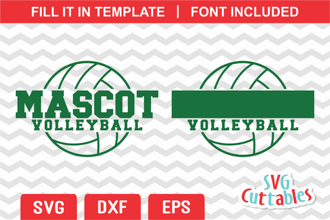 Volleyball Template 0026 SVG Svg Cuttables 