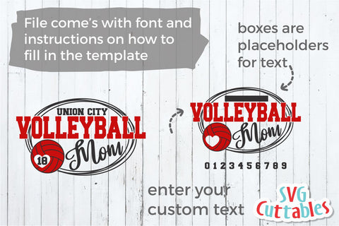Volleyball Template 0036 SVG Svg Cuttables 