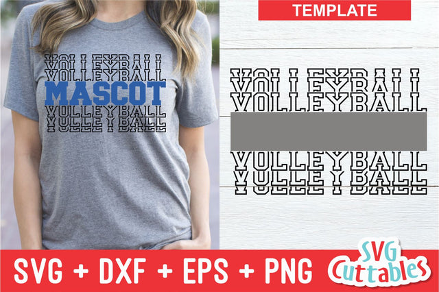 Volleyball Template 0039 SVG Svg Cuttables 