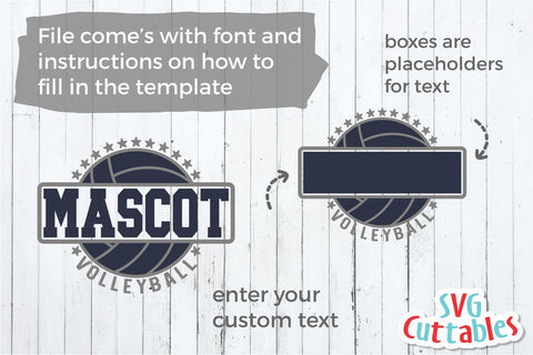 Volleyball Template 007 SVG Svg Cuttables 