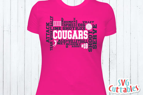Volleyball Word Art SVG Svg Cuttables 