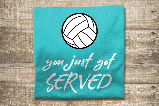 Volleyball You Just Got Served SVG Designed by Geeks 