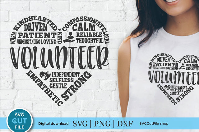 Volunteer svg, a Volunteer worker svg subway art design SVG SVG Cut File 