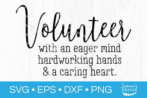 Volunteer SVG SVG SavanasDesign 