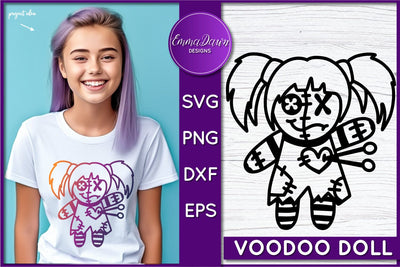 Voodoo Doll SVG SVG Emma Dawn Designs 