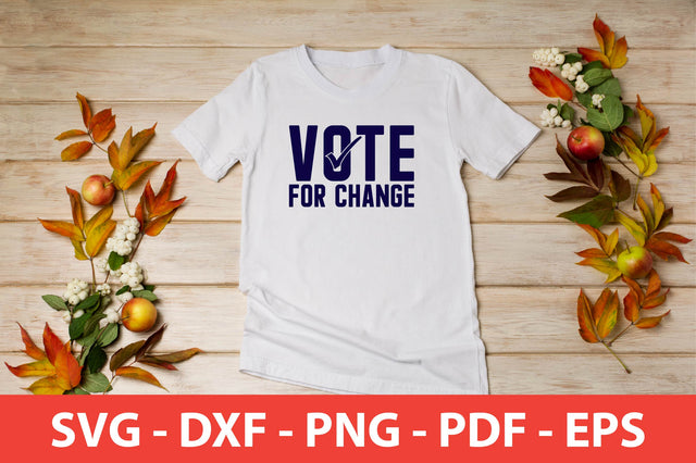 Vote for Change shirt SVG shah alam 