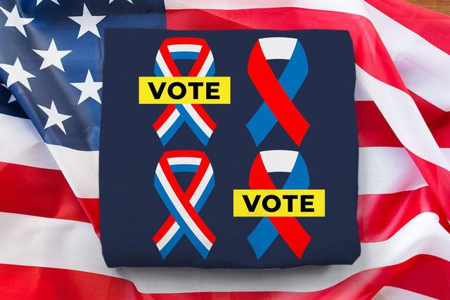 Vote Ribbon SVG File Set SVG Risa Rocks It 