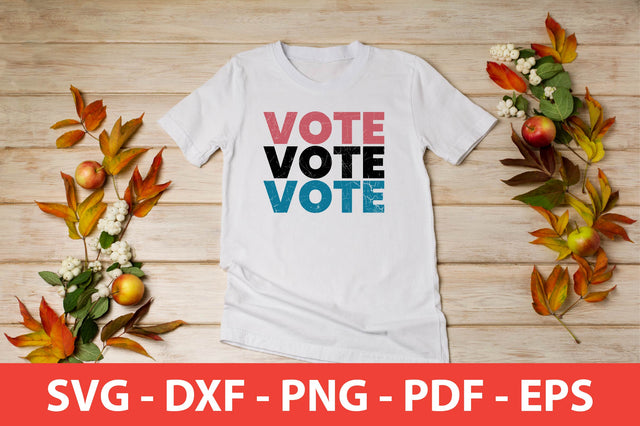 Vote shirt SVG shah alam 