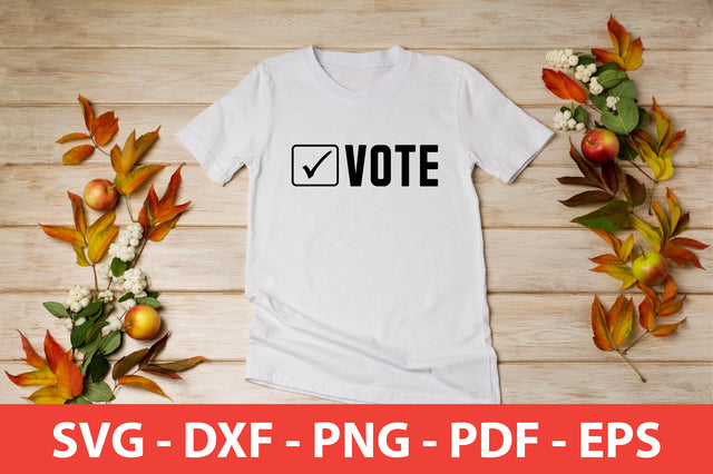 Vote shirt SVG shah alam 