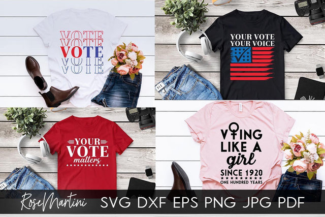 Vote SVG Bundle Cricut Silhouette SVG PNG Sublimation 2020 Election Day SVG Register To Vote 2020 SVG RoseMartiniDesigns 