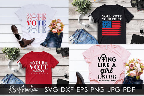 Vote SVG Bundle Cricut Silhouette SVG PNG Sublimation 2020 Election Day SVG Register To Vote 2020 SVG RoseMartiniDesigns 