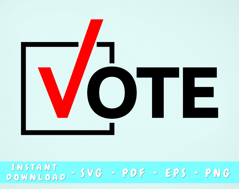 Vote Monogram Vote SVG - So Fontsy